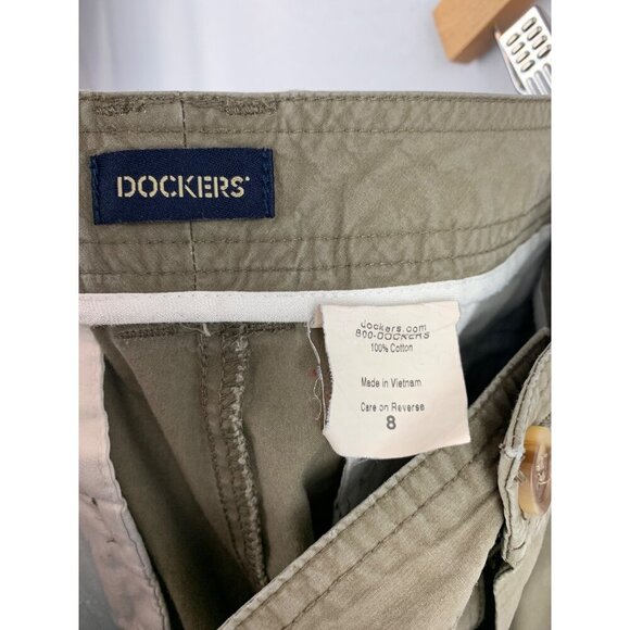 Dockers Womens Khaki Cargo Pants Size 8 - Picture 5 of 6